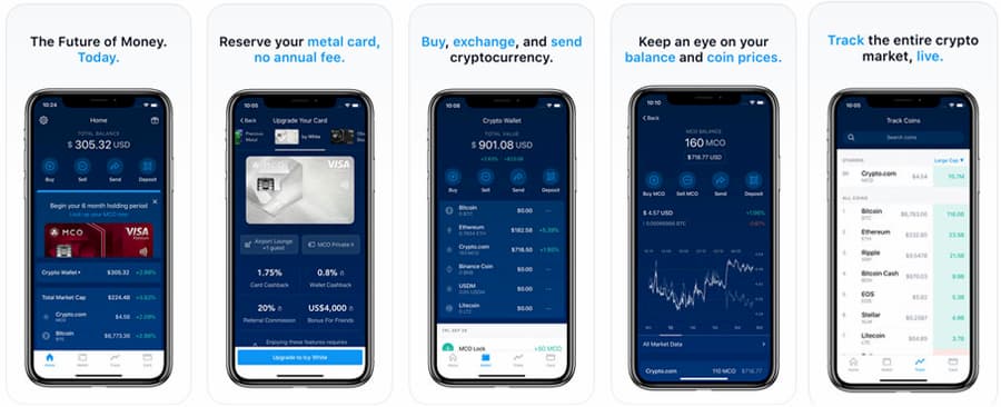 Cumpărarea și vânzarea criptomonedelor via Crypto.com Wallet