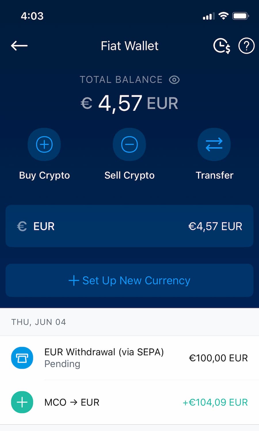 Withdraw money from crypto.com to your bank account