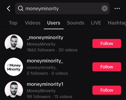 απάτη moneyminority